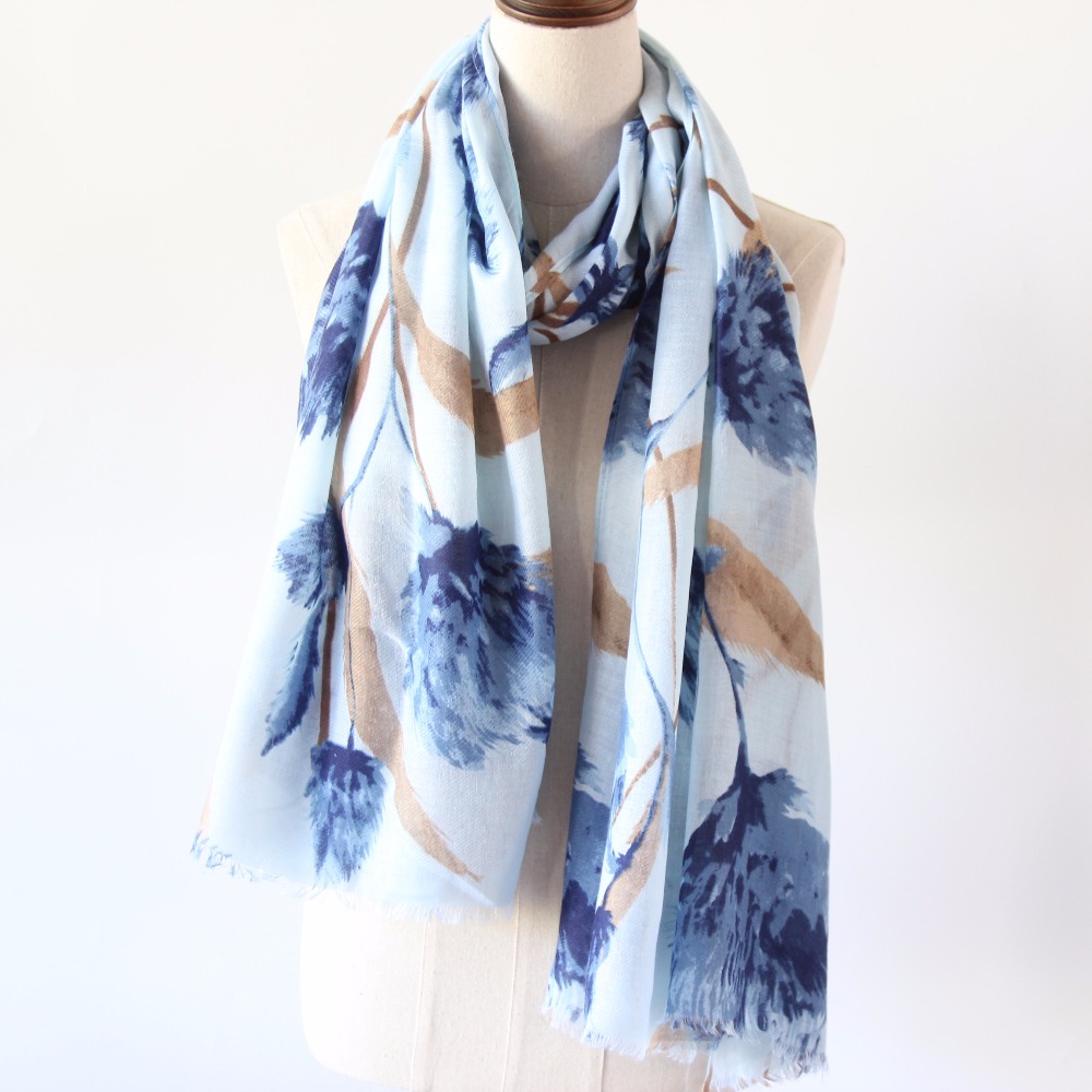 

Gutta valli Голубое небо > 175см, Женские цветы Long Shawl