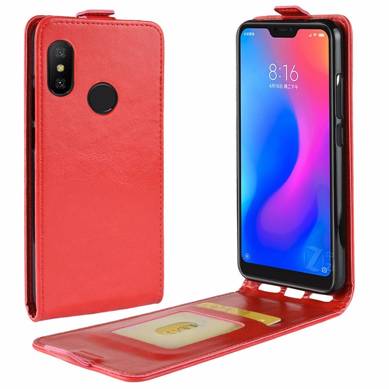 

WIERSS красный, для Xiaomi Redmi 6 Pro WIERSS Флип кожаный чехол