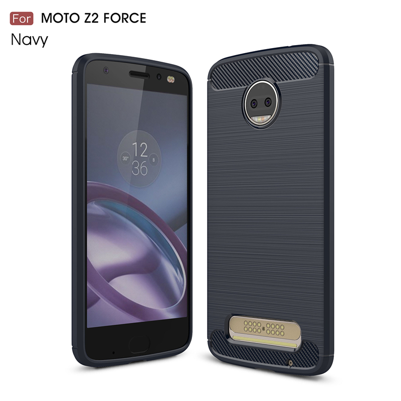 

goowiiz Темно-синий Moto Z2 Z2 Force, Moto Z2