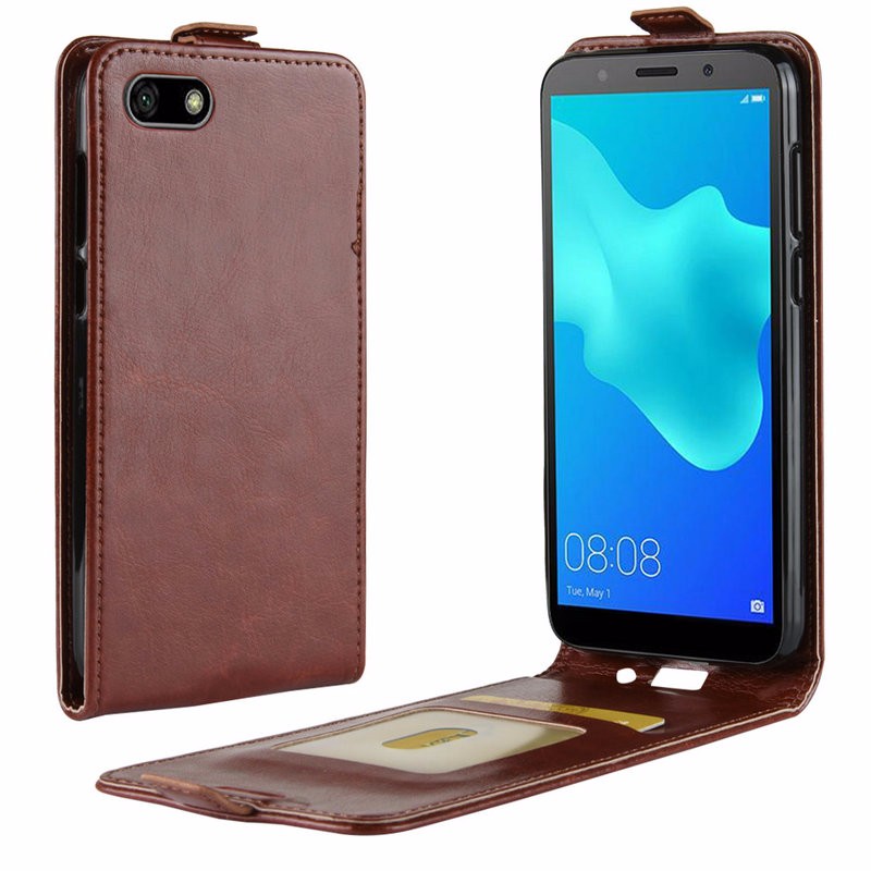 

WIERSS коричневый, для Huawei Honor 7A Flip Leather Case