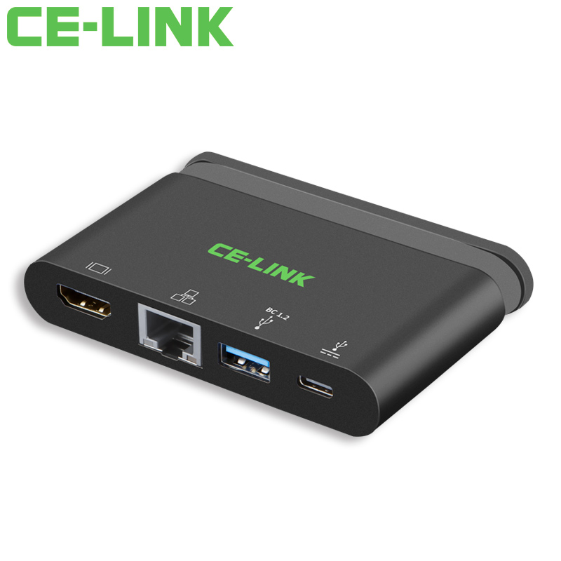 

JD Коллекция Тип-C до HDMI Gigabit LAN HUB зарядка дефолт, joycollection