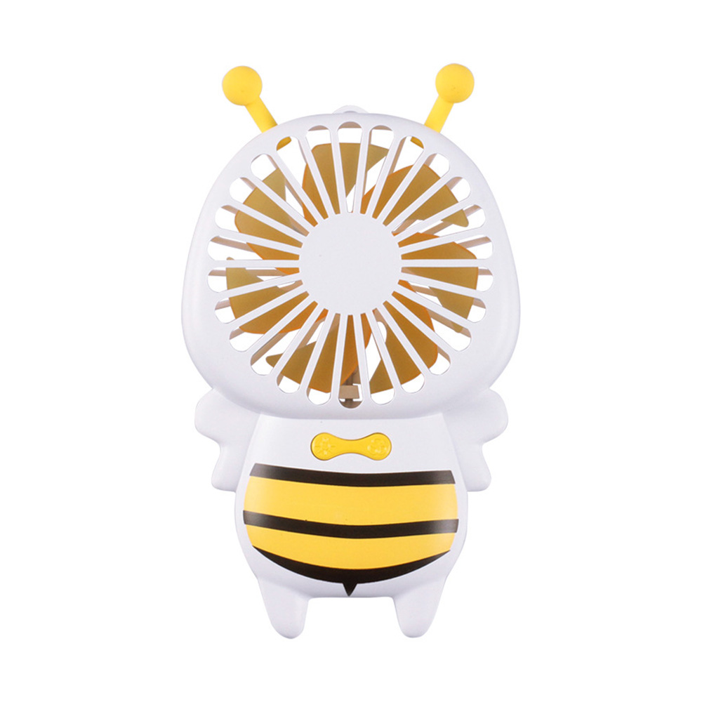 

TOMNEW желтый, TOMNEW USB Fan Mini Portable Handy Bee Shape Модный тонкий 400mA перезаряжаемый вентилятор