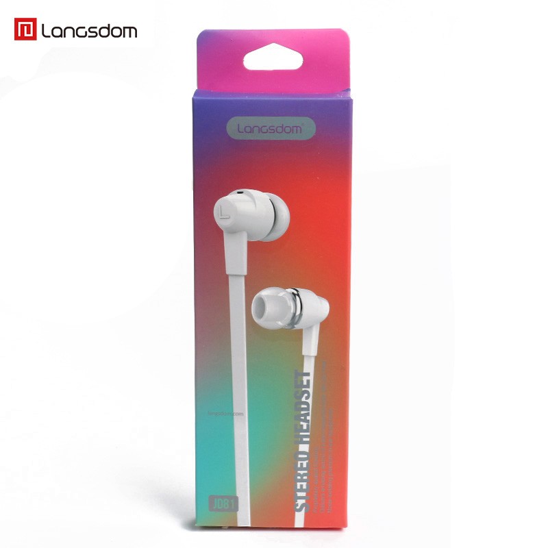 

GANGXUN White, Наушники с микрофоном Super Bass Earphone для наушников для мобильного телефона