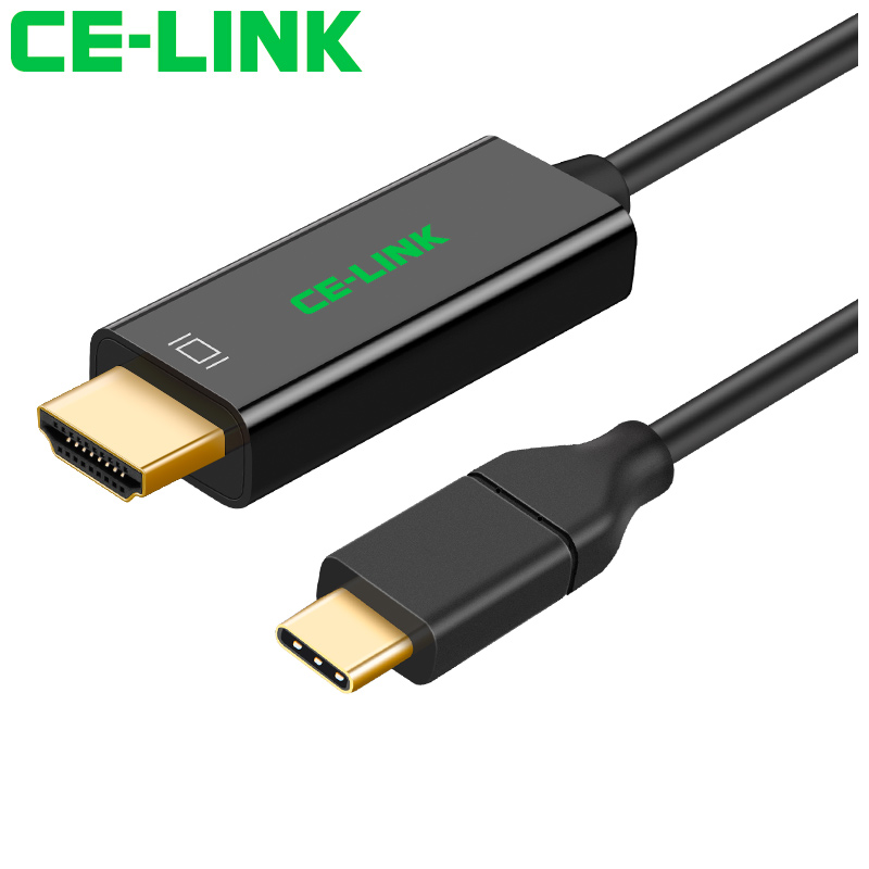 

JD Коллекция Type-C to HDMI конверсионная линия черная 1,8 метра дефолт, joycollection