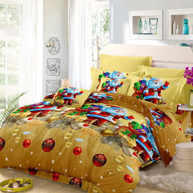 фото Набор для рождественских постельных принадлежностей dodocool желтый