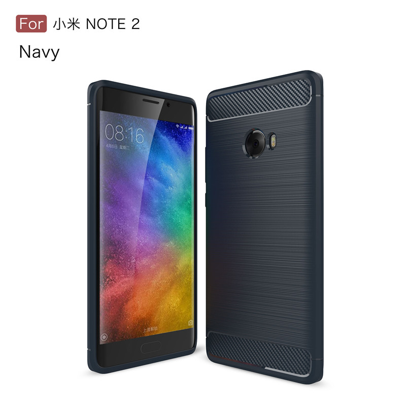 

KYKEO Синий цвет Mi Note2, Carbon Fiber Phone Cases for xiaomi note2