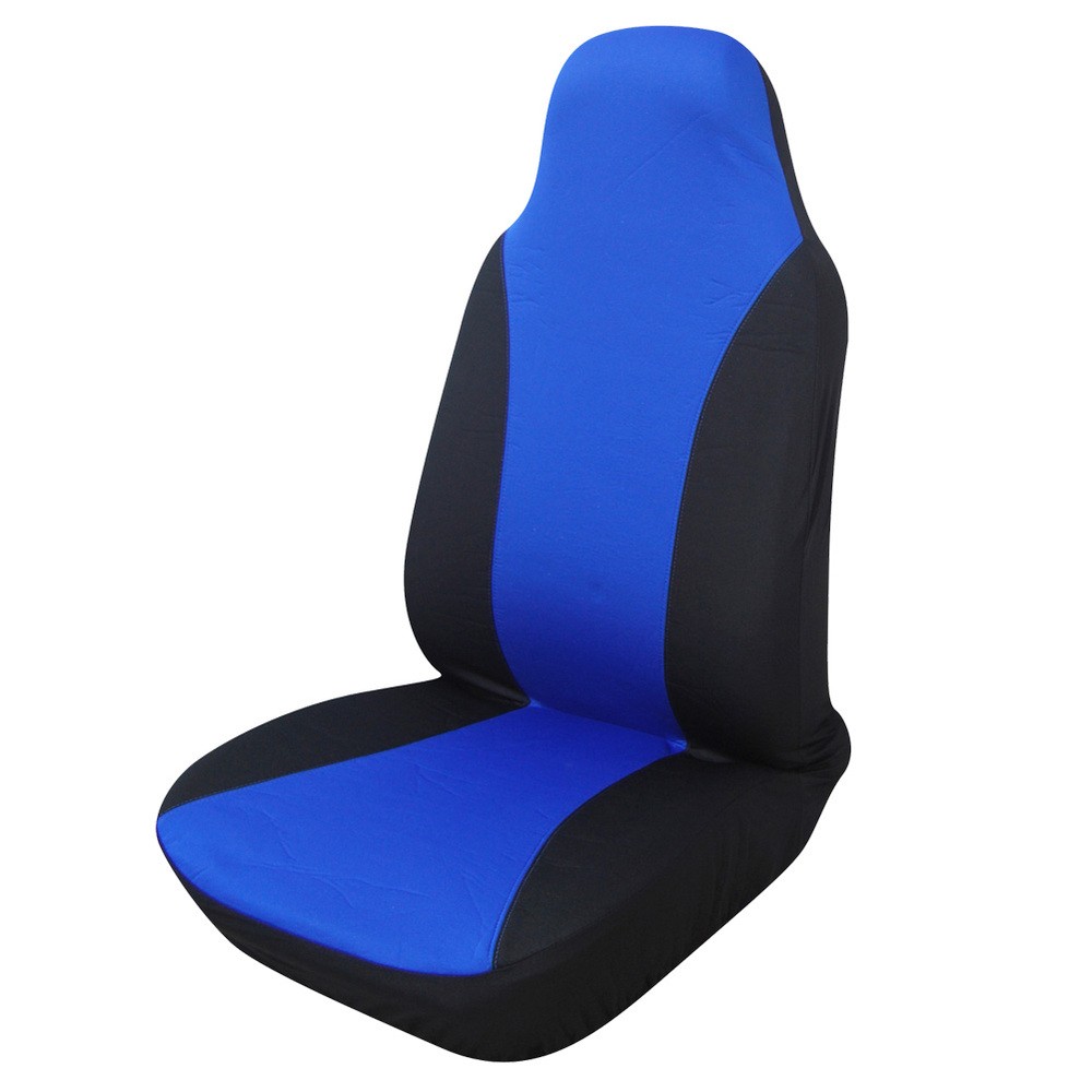 

COVERS Синяя крышка сидения с высоким задним ковшом, KAWOSEN 1PCS Classic Style Car Seat Cover