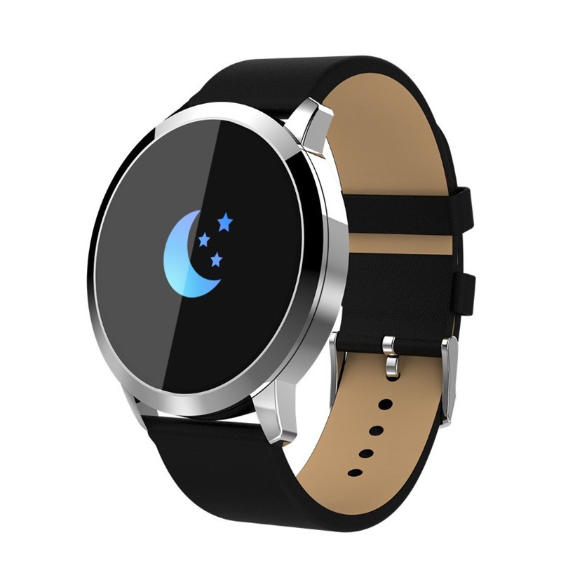 

ASLED Серебристый ременьNEW, Q8 Движение счетчика шага Bluetooth
