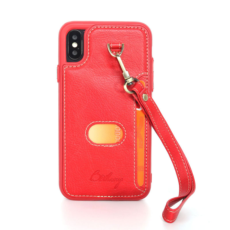 

XUEYING Красный цвет iPhone X, icovercase