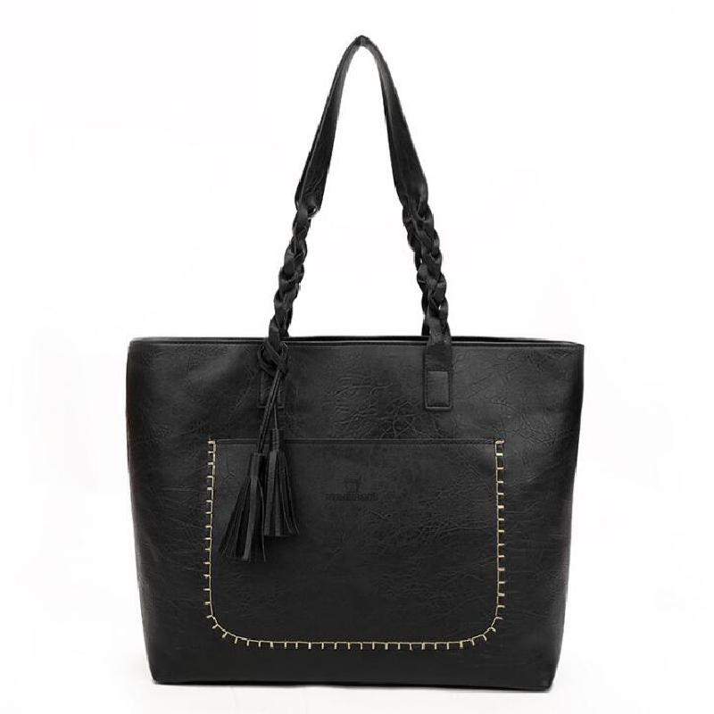 

Tissbely Black, Женщины PU кожаные сумки Bolsos Mujer De