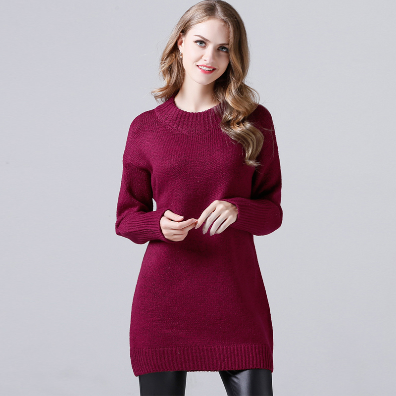 

BURDULLY красный Свободный размер, BURDULLY Мода Slim Turtleneck свитер Пуловеры Женщины