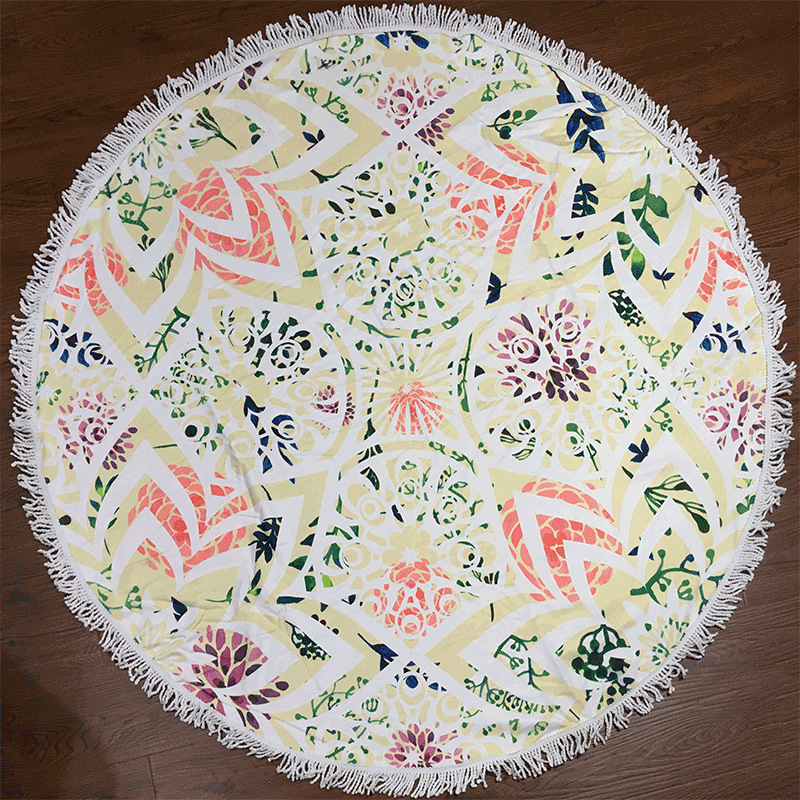 

kangfeng Жёлтый цвет 50-200cm, Хлопчатобумажная мата Serviette De Plage