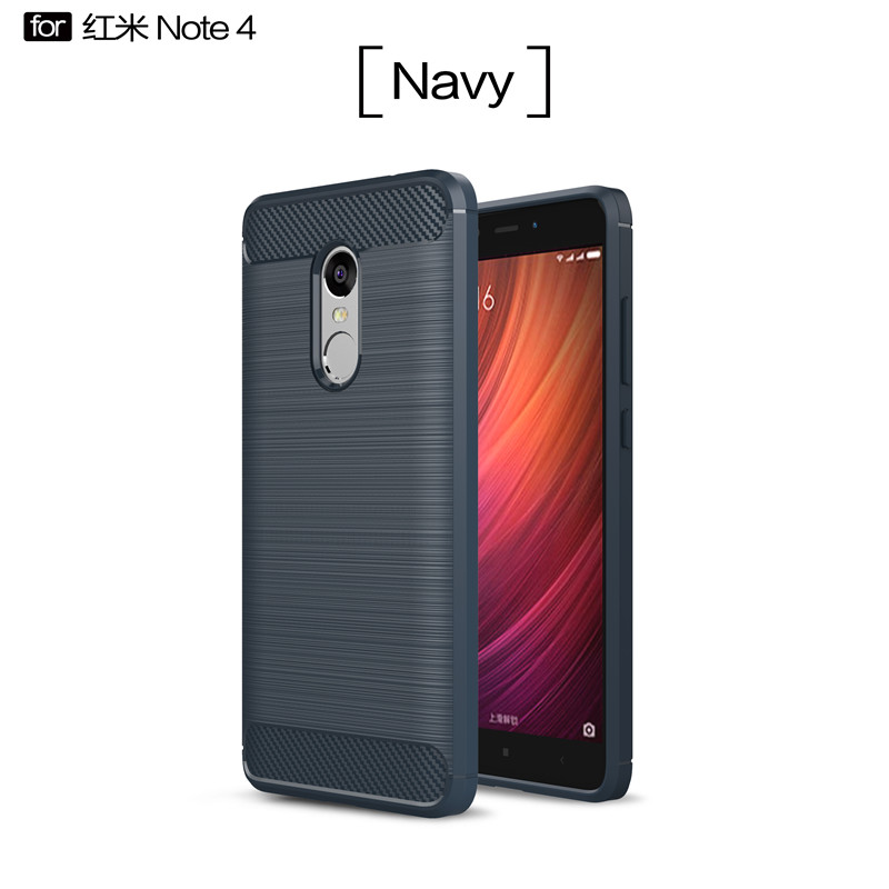 

KYKEO Синий цвет Redmi Note 4, Soft TPU Anti-Knock Cover For Xiaomi redmi note 4X