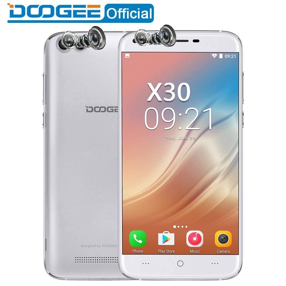 фото Мобильный телефон doogee x30 doogee серебряный