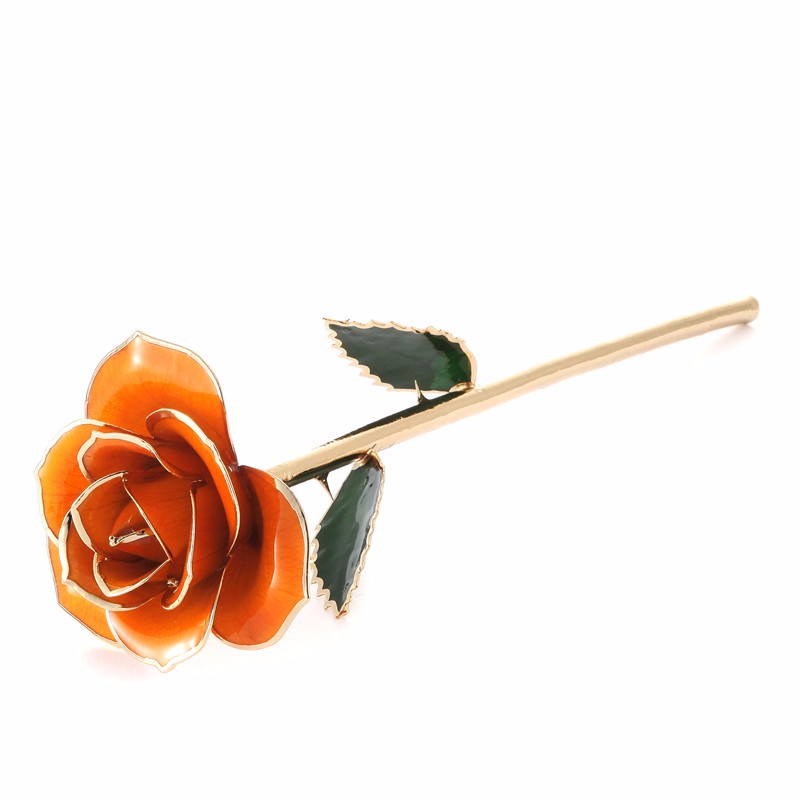 

Daya Rose оранжевый, 24k Full Gold Dipped Rose