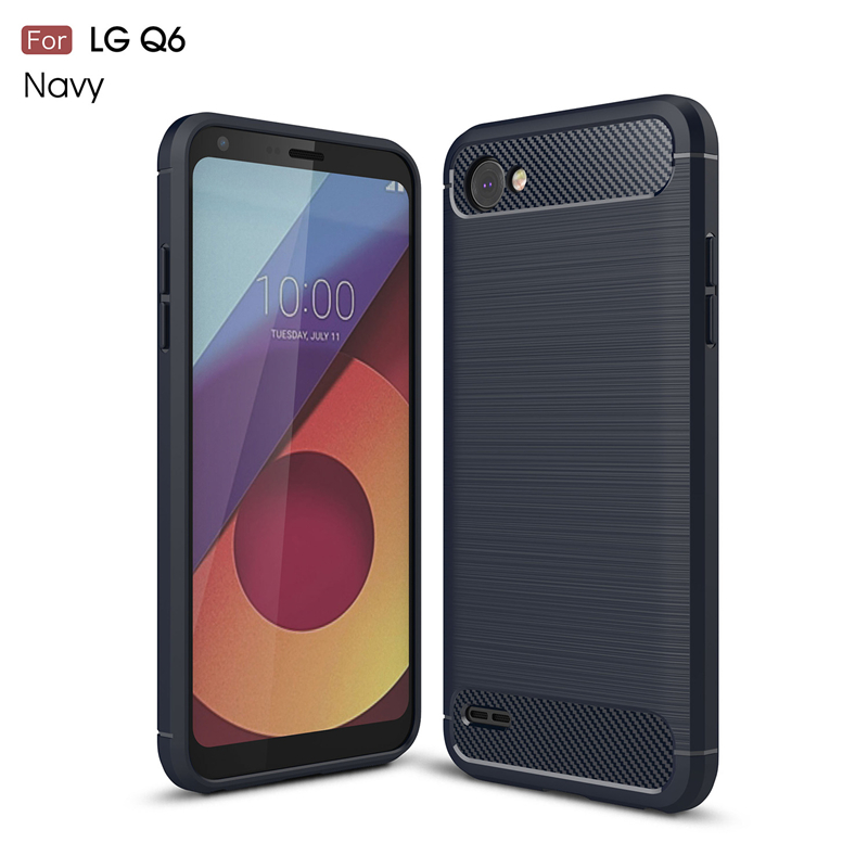 

goowiiz Темно-синий LG Q6 Q6 Plus, LG Q6