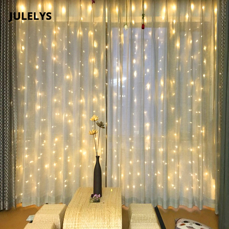 

JULELYS Сливочный белый 220V, гирлянда