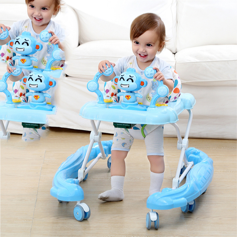 

13 - 24 месяца, Baby Walker Первые шаги Push Along Bouncer Activity Cow Music Ride On Girls Boys
