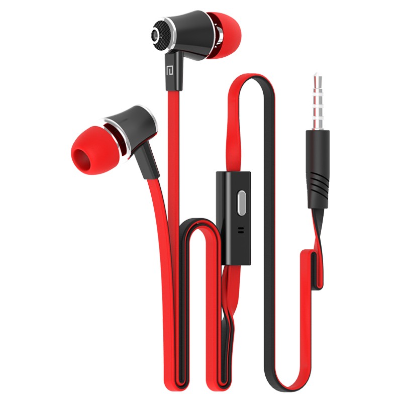 

GANGXUN Red, Наушники-вкладыши Colorful Headset Hifi Earbuds Bass Наушники