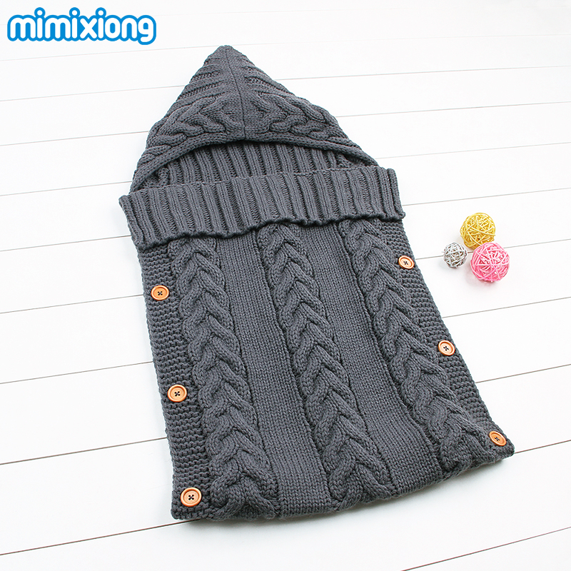 фото Спальный мешок для младенцев mimixiong темно-серый 0-24 месяца