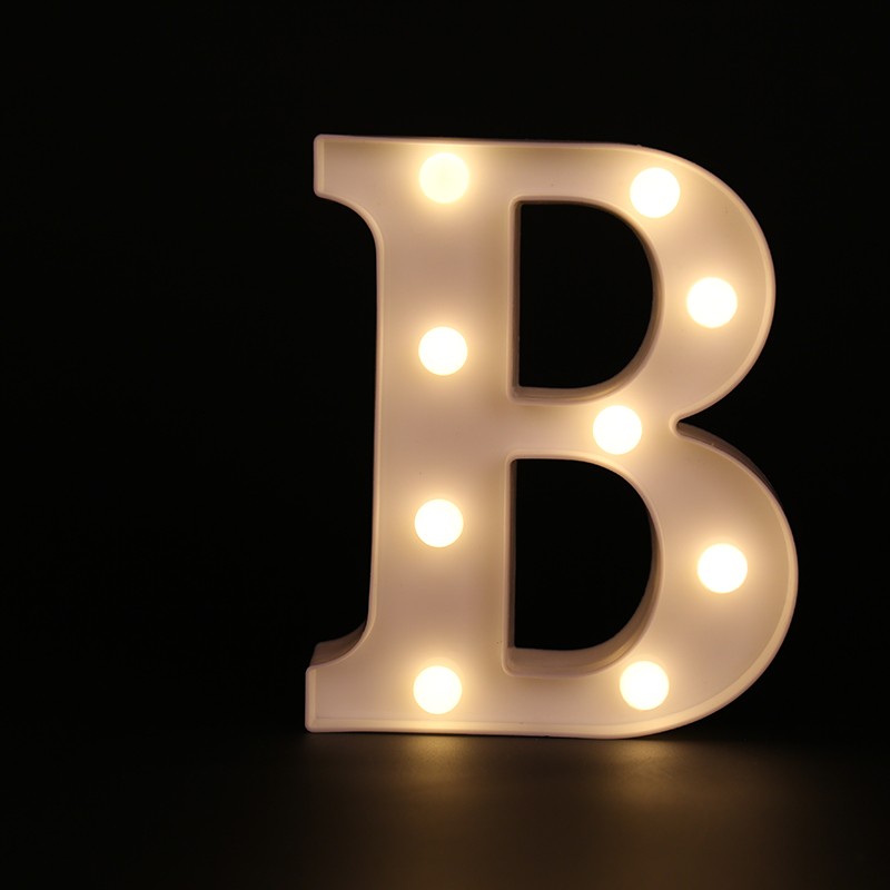 

LUOMU B, Alphabet Light Indoor Battery powered Wall Hanging Night Light