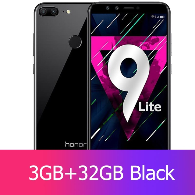 

WINN-TECH Черный 3GB 32GB Стандарт Китая, HuaWei Honor 9 Lite