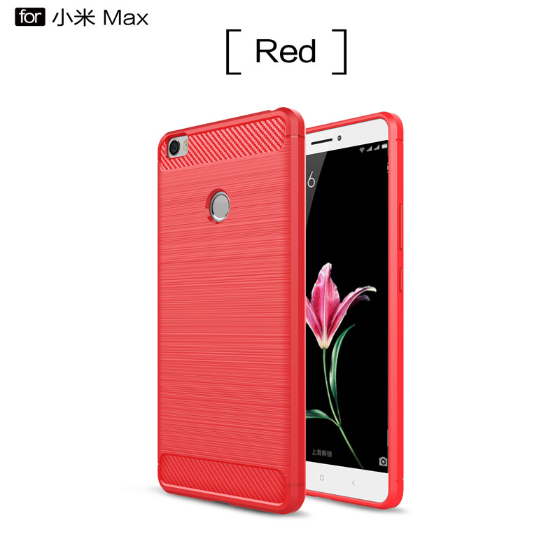 

KYKEO Красный, Carbon Fiber Phone Cases For xiaomi MAX Case