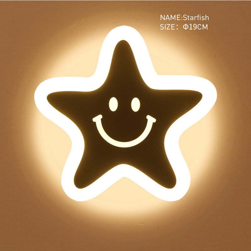 фото Прикроватная лампа настенная лампа moslan морская звезда
