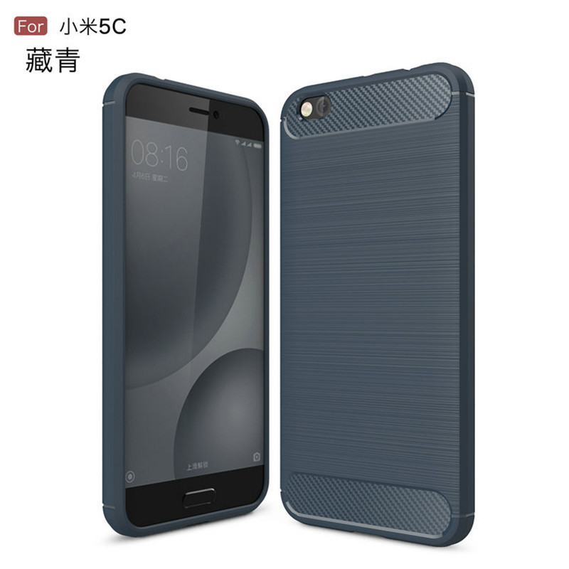 

KYKEO Синий цвет MI 5C, Carbon Fiber Phone Cases For xiaomi 5c