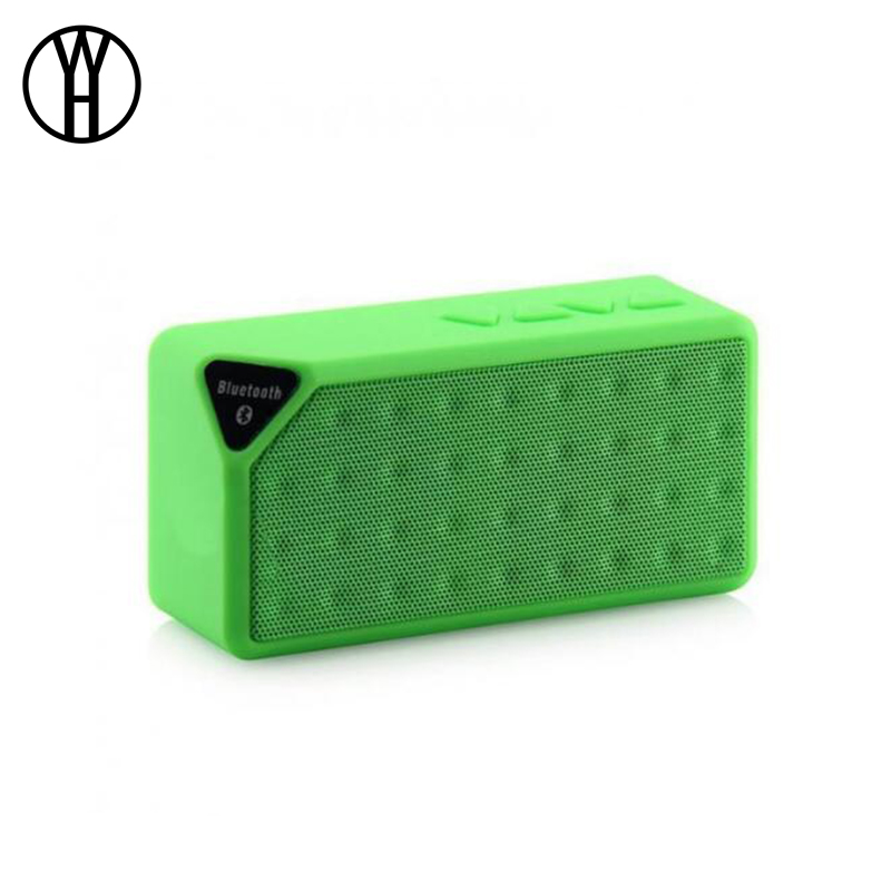 

WH Зелёный цвет, WH X3 Bluetooth-динамик для huawei xiaomi