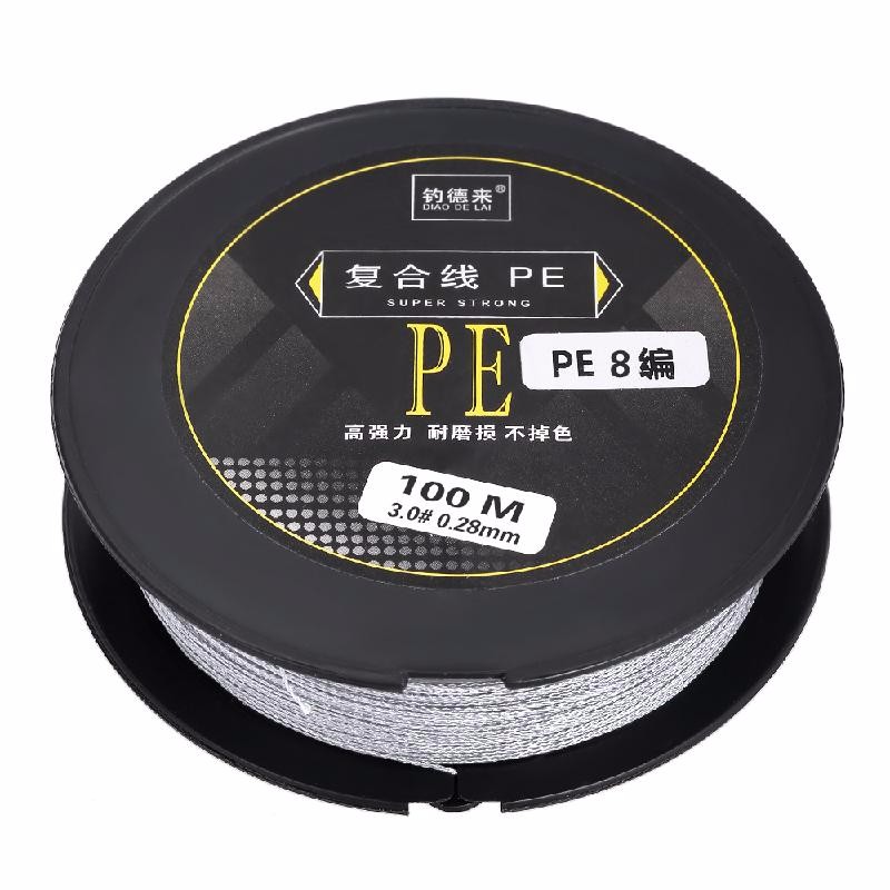 

Lixada 8 нитей Dia028mm, PE плетеная леска