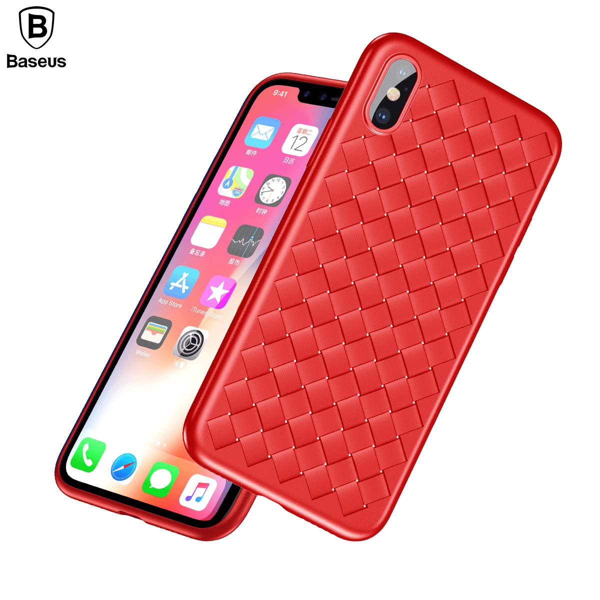 

Baseus красный iPhone X