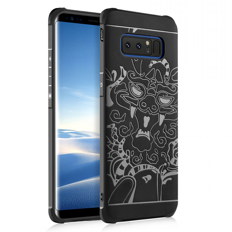 

goowiiz Черный дракон Samsung Galaxy Note8, Samsung Note 8