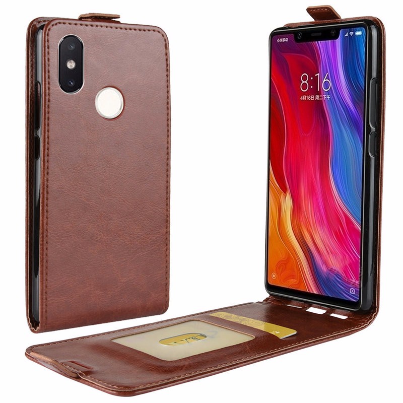 

WIERSS коричневый для Xiaomi Mi 8, для Xiaomi Mi 8 SE Mi8 SE WIERSS Флип кожаный чехол