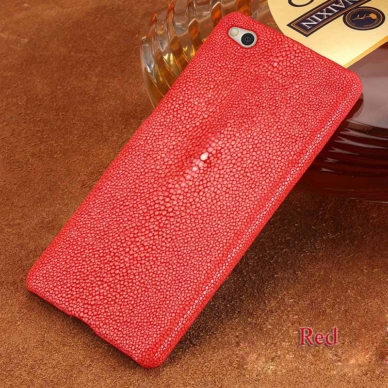 

langsidi красный Redmi Note 4X, Подлинная кожа