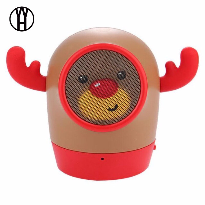 

WH красный, USB Bluetooth Cute Speaker Doll Портативный сабвуфер HIFI для ноутбука