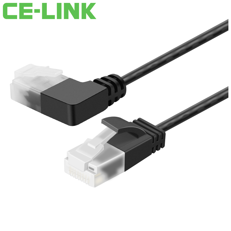 

JD Коллекция Локоть тонкая сетка CAT6A правый изгиб 1m, joycollection