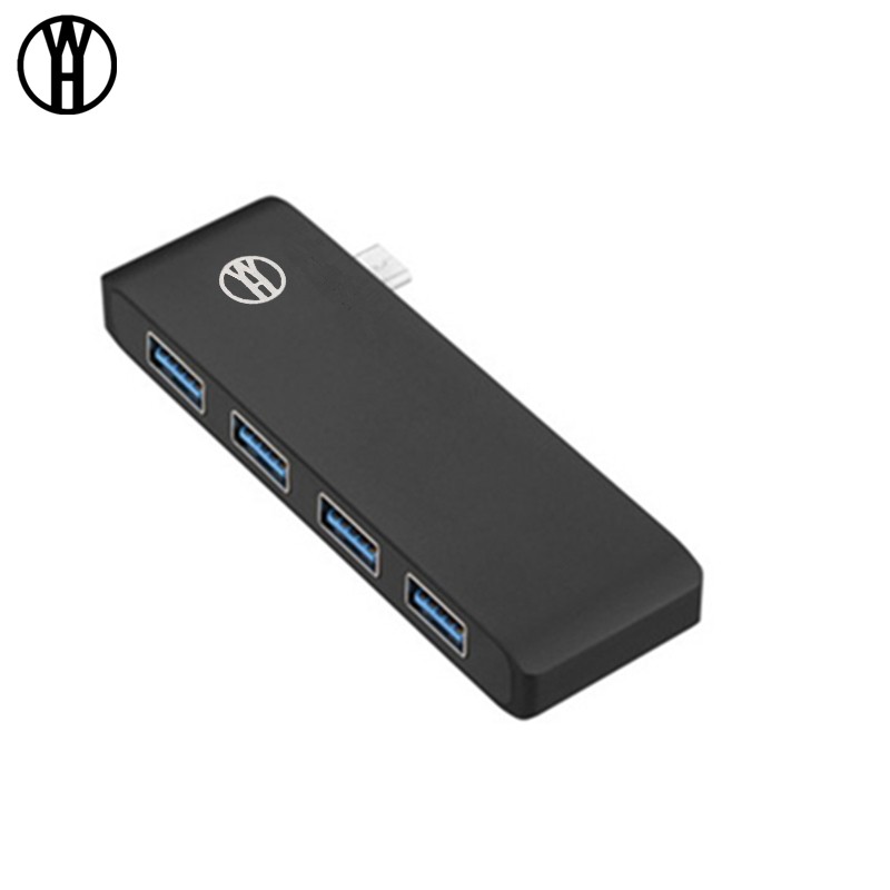 

WH Чёрный цвет, usb Тип C Hub 4 в 1 адаптере USB C Hub