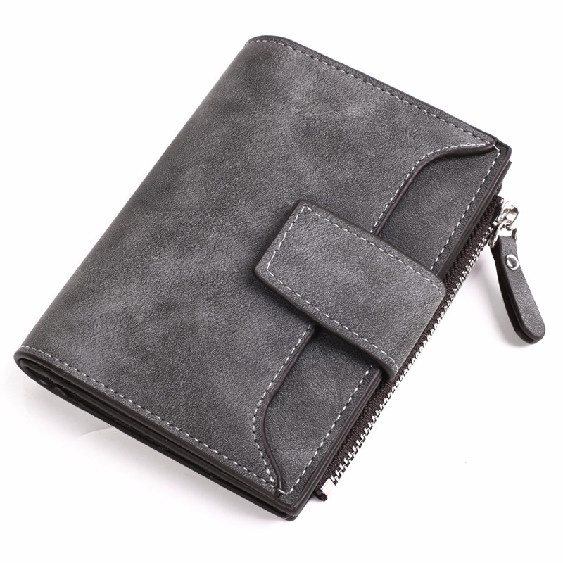 

JINBAOLAI Smoky Grey Длина, 12,5 см, Ширина 10,5 см, Высота 2 см, Кошелек короткий