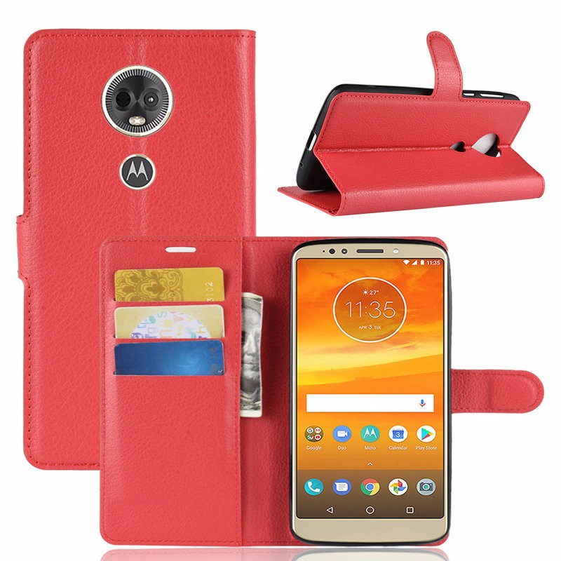 

WIERSS красный, для Motorola Moto E5 Plus XT-1924 WIERSS Кошелек телефонный чехол