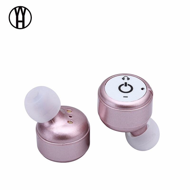 фото Usb earbud x2t близнецы беспроводные наушники блютуз wh розового золота