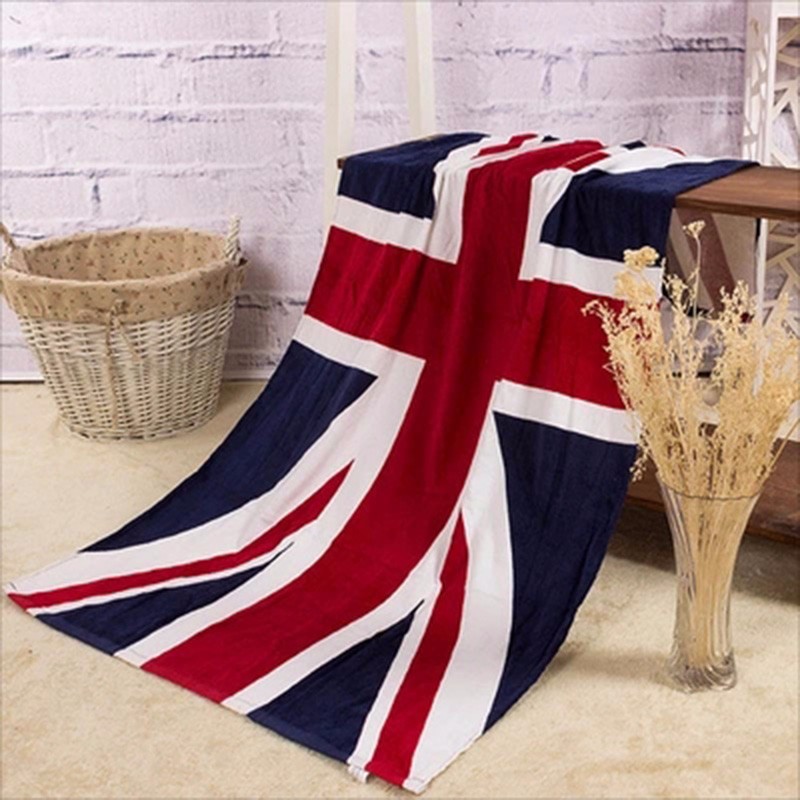 

kangfeng Розовый цвет, Пляжное полотенце США flag UK FLAG