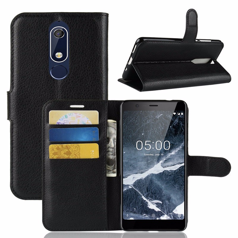 

WIERSS черный для Nokia 5, для Nokia 51 5 2018 TA-1061 WIERSS Кошелек для телефона