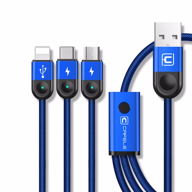 

Cafele синий Кабель USB 13 м, кабель micro usb