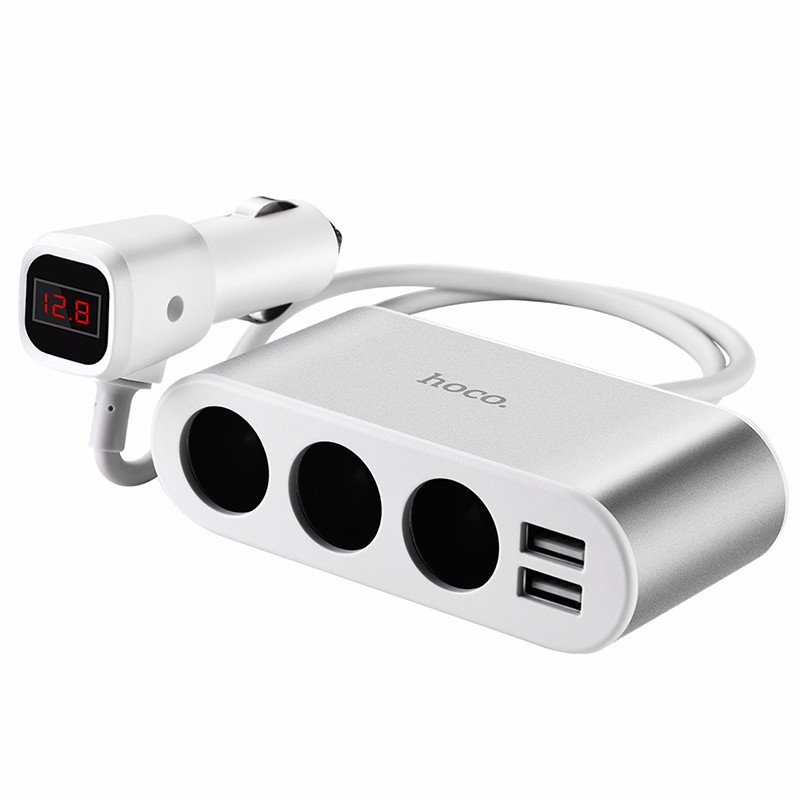 

HOCO, 3 Sockets Car Cigarette