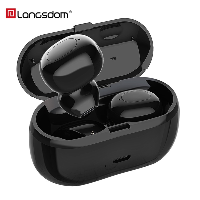 

langsdom черный, Наушники bluetooth TWS