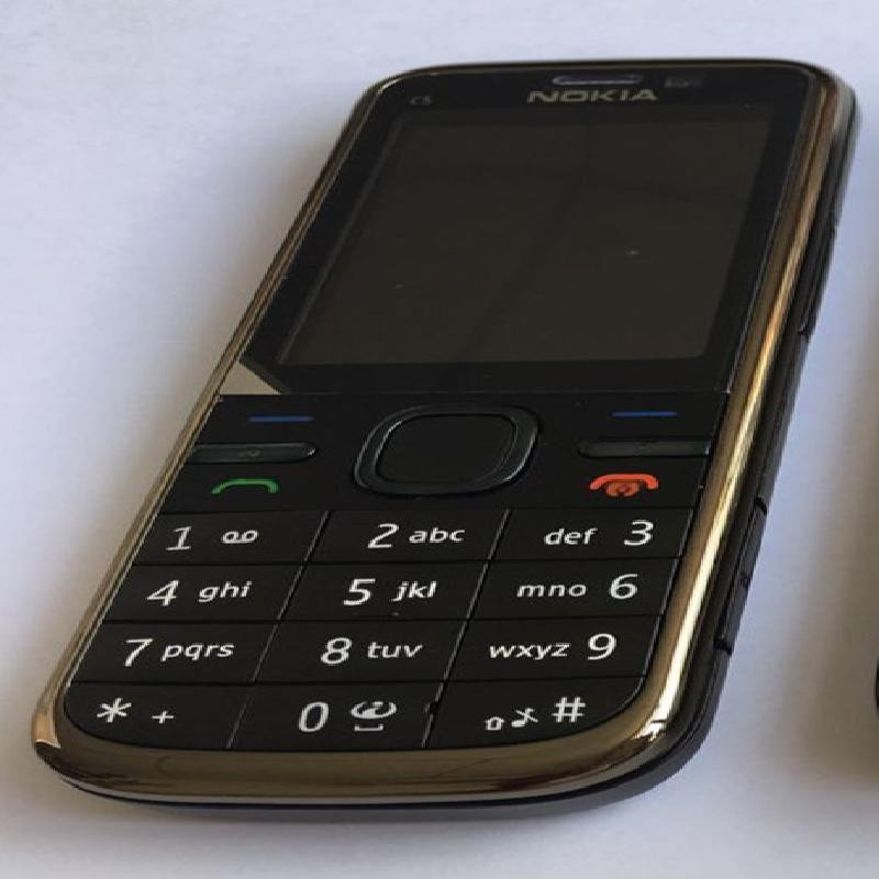 

Tissbely Black, C5 Original Unlocked Nokia C5 00