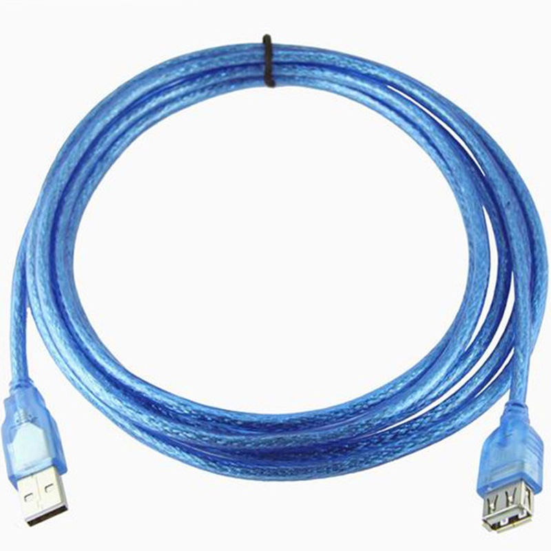 

JD Коллекция USB20 удлинительный кабель прозрачный синий 1,5 м