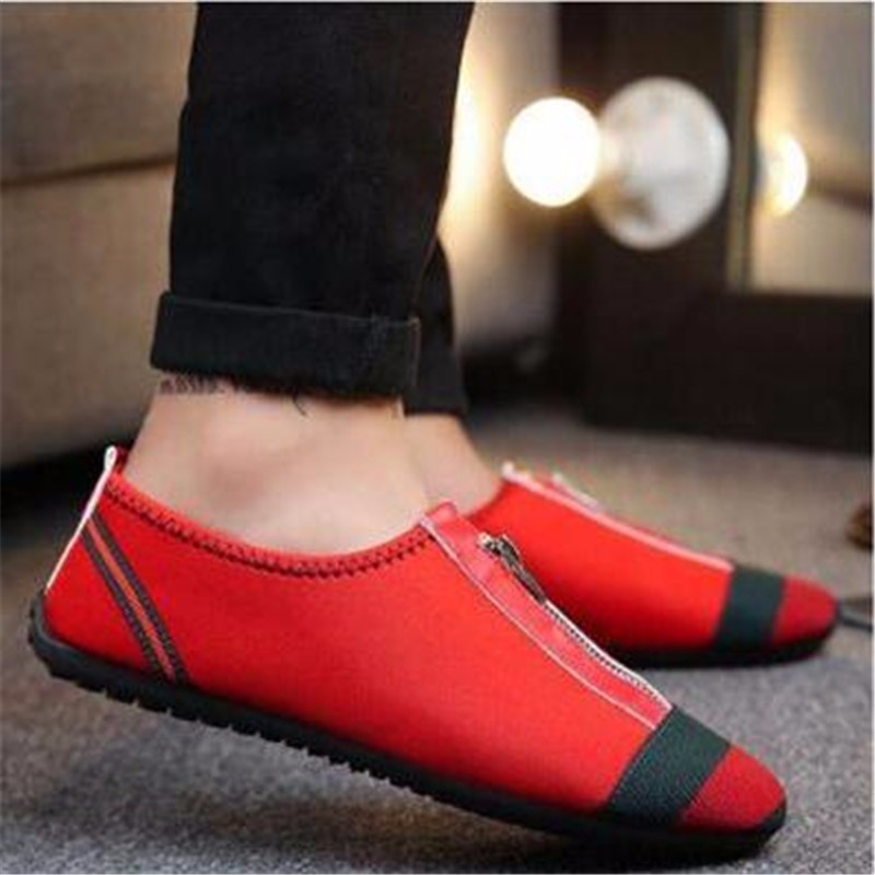 

AILOOGE красный 9,5, Повседневная обувь Мужчины Breathable Autumn Summer Mesh Lovers Shoes