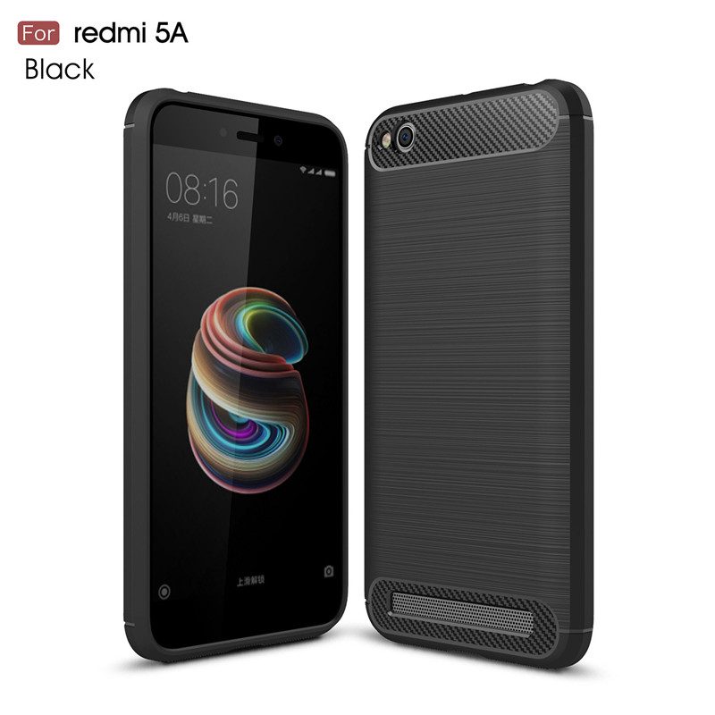 

KYKEO Черный Redmi 5A, Carbon Fiber Phone Cases For xiaomi redmi 5A